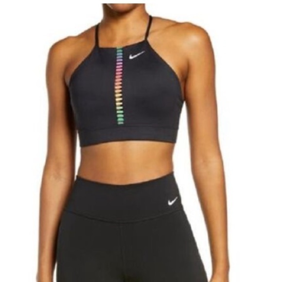 COPY - NWOT Nike Women's Rainbow Ladder Light Support Indy Sports Bra Black  to… - Picture 3 of 15